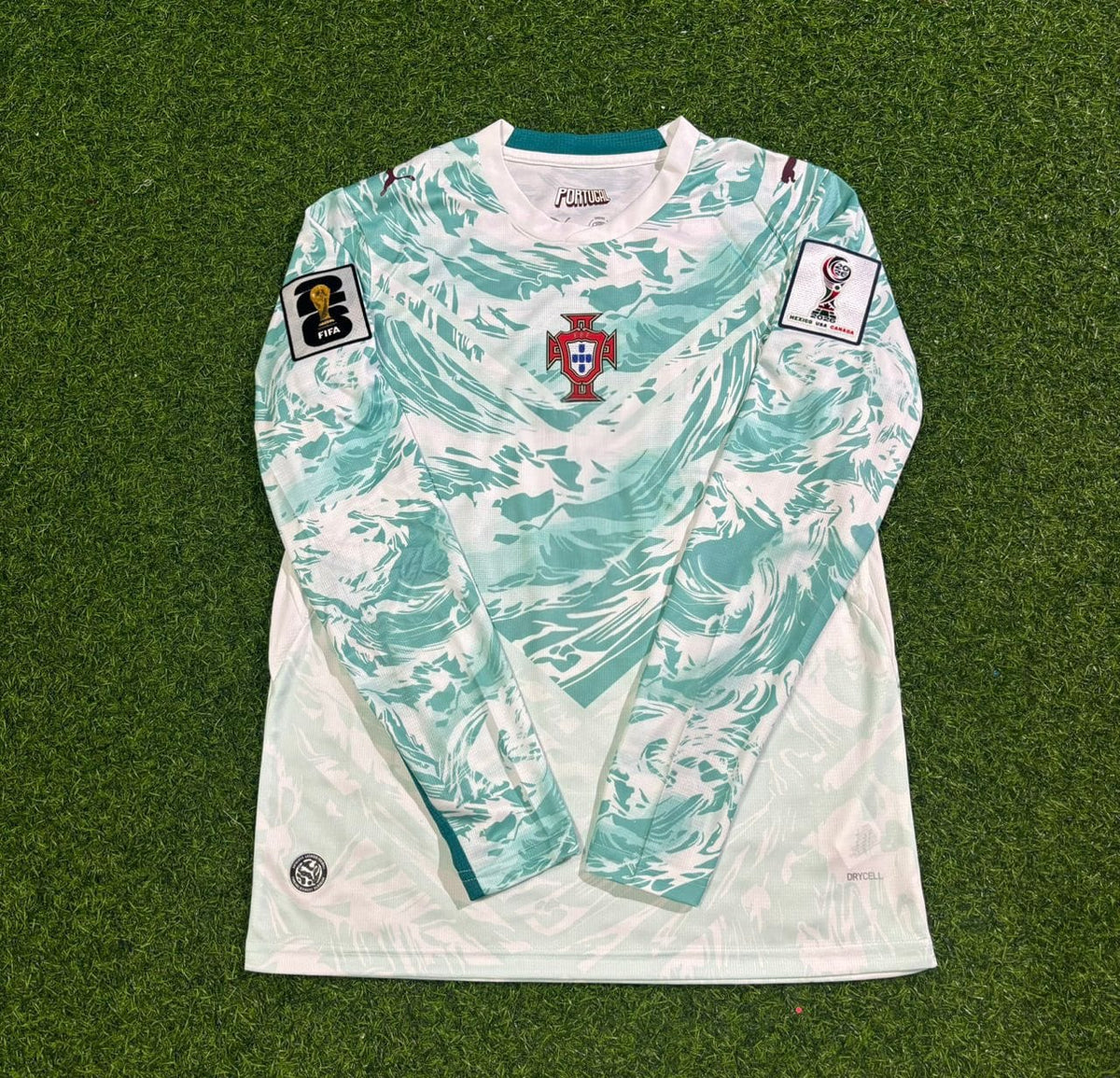 Bernardo Silva #10 Portugal 2026 World Cup Away Long Sleeve Football Jersey – Front View