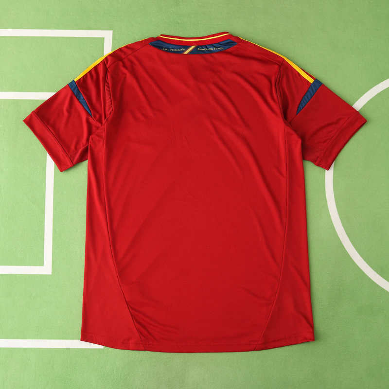 Spain EURO 2012 Retro Football Jersey – 6