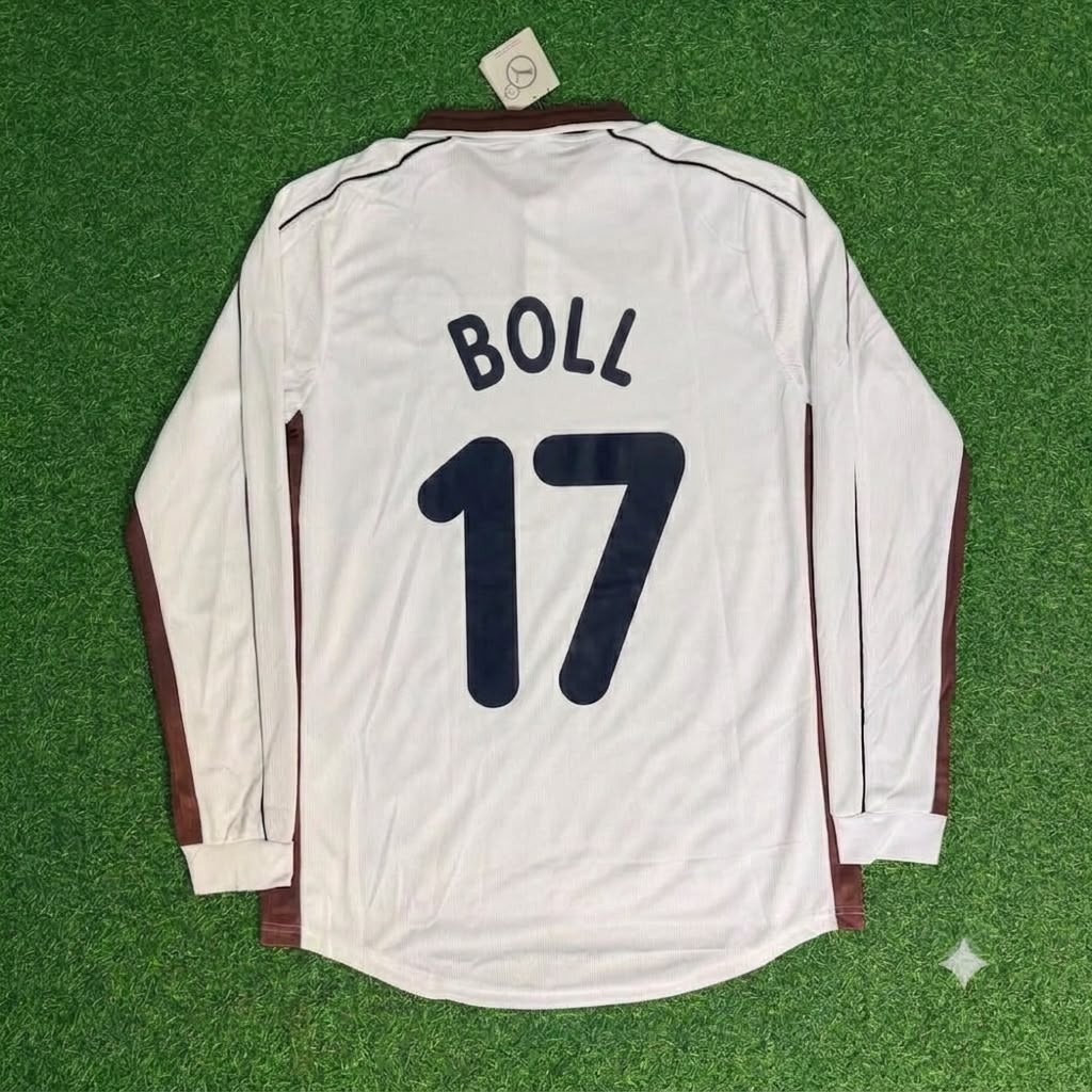 Fabian Boll FC St. Pauli Long Sleeve Special Home Retro Football Jersey – Back View