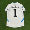 Fernando Muslera Uruguay 2010 World Cup White Retro Football Jersey – Back View