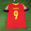 2013 Fernando Torres Spain Confederations Cup Retro Football Jersey – Back View