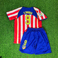 Fernando Torres Atletico Madrid Kids SpiderMan Retro Football Jersey – Back View