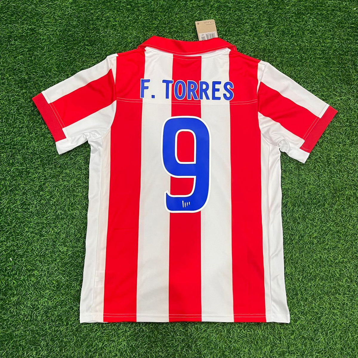 Fernando Torres Atletico de Madrid 2003 Retro Soccer Kit Jersey – Back View