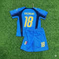 Italy 2006 World Cup Final Retro Kids Jersey Kinder – Filippo Inzaghi 18- – Back View