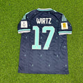 Germany 2026 World Cup Football Jersey – Florian Wirtz #17 – Back View
