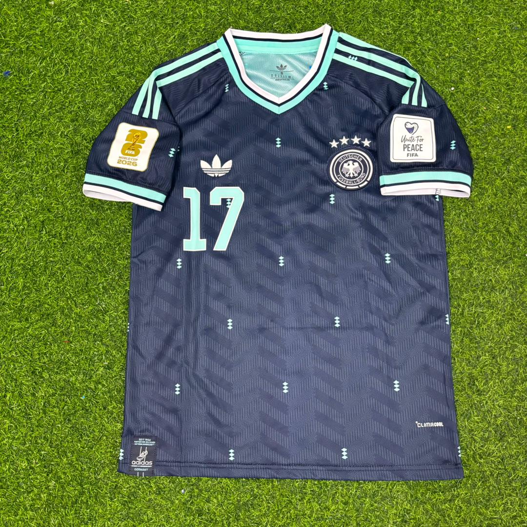 Germany 2026 World Cup Football Jersey – Florian Wirtz #17 – Front View