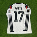 Florian Wirtz #17 Germany 2026 World Cup Long Sleeve Home Football Jersey – Back View