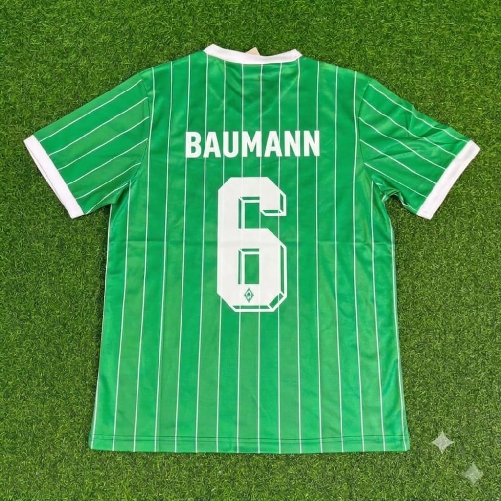 Frank Baumann Werder Bremen Commemorative Heim Retro – Back View