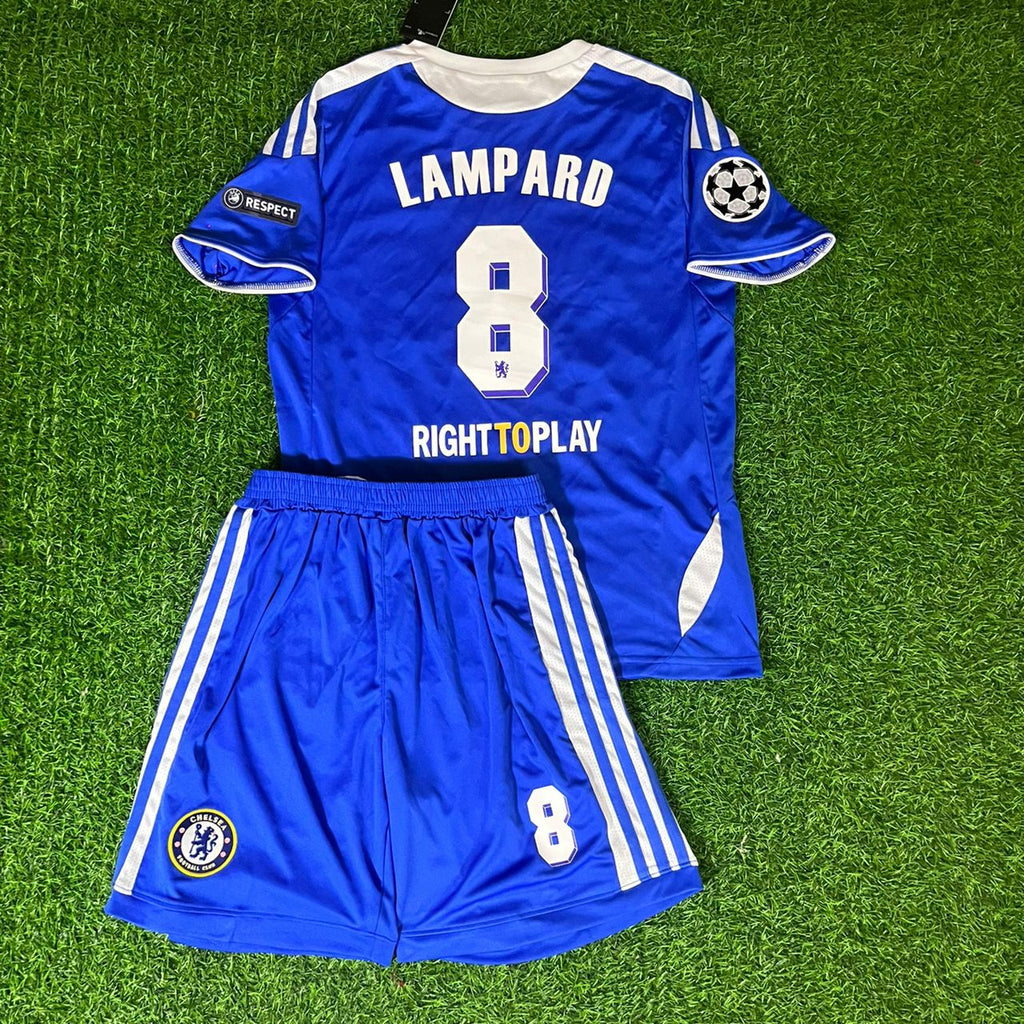 Frank Lampard - Chelsea Final 2012 Kids Retro Jersey – Back View