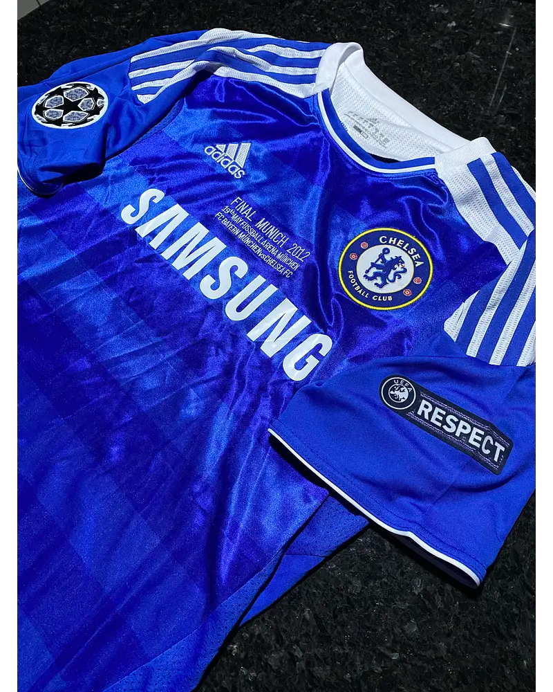 Frank Lampard - Chelsea Final 2012 Kids Retro Jersey – Detailed View