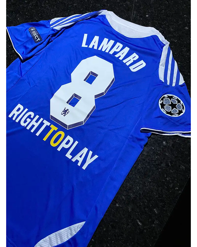 Frank Lampard - Chelsea Champions League Munich Final Munich 2012 Retro Jersey – Detailed View