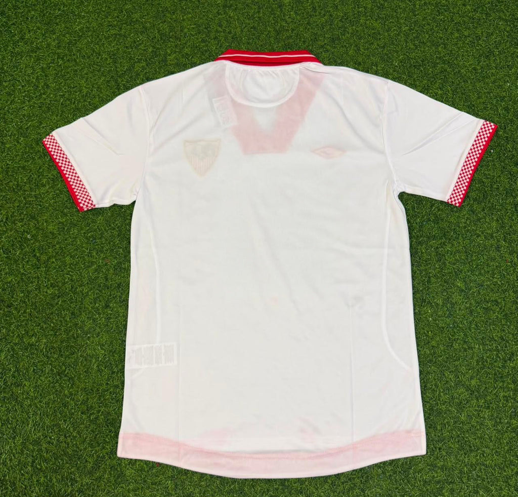 Sevilla 2012/2013 Red Home Retro Football Jersey – Back View
