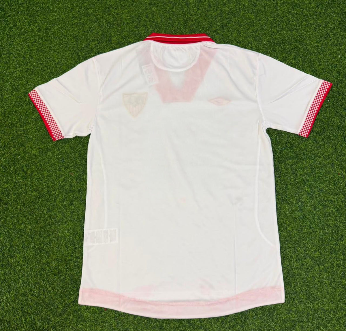 Sevilla 2012/2013 Red Home Retro Football Jersey – Back View