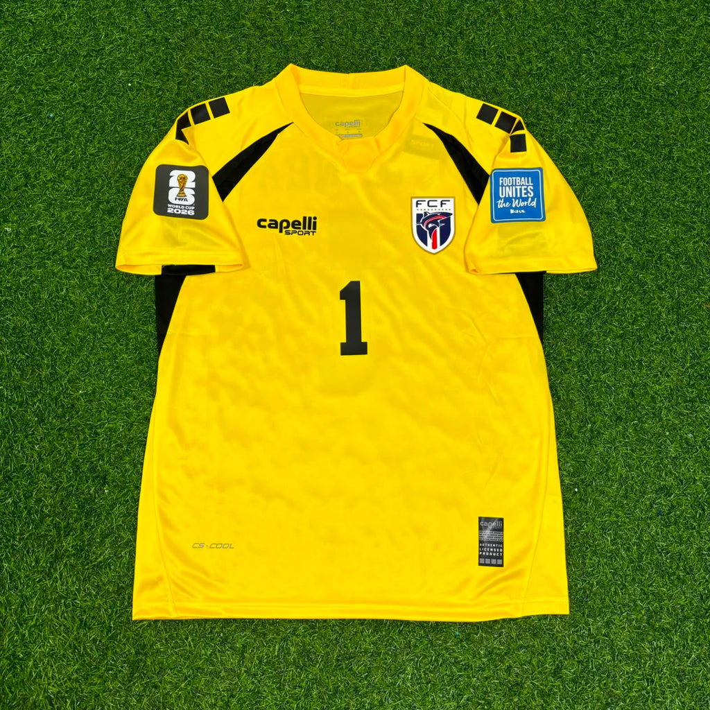 Vozinha Goalkeeper Cape Verde 2026 World Cup Football Jersey Shirt – Front View