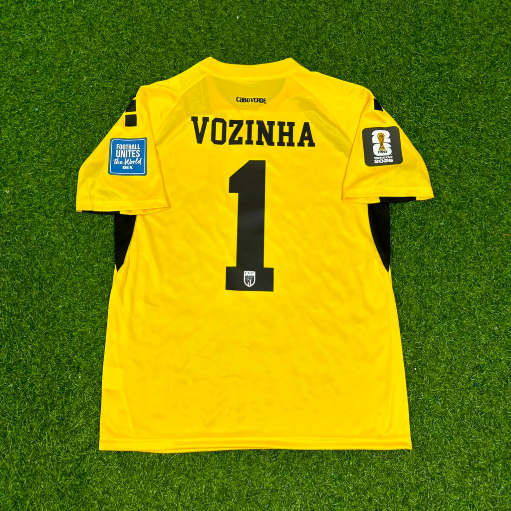 Vozinha Goalkeeper Cape Verde 2026 World Cup Football Jersey Shirt – Back View