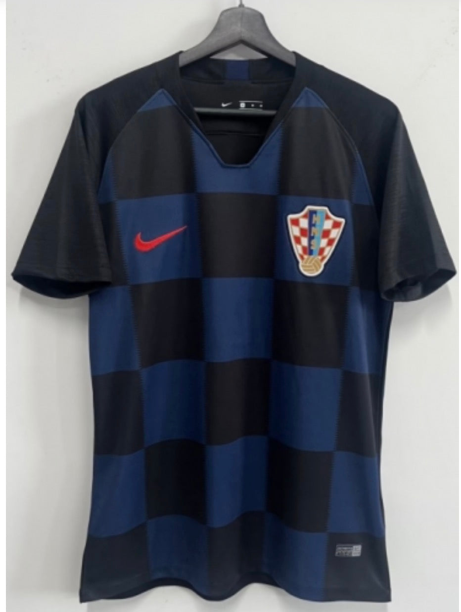 2018 Retro Croatia Away Football Jersey – Front View