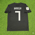 Argentina 2018 World Cup Black Retro Football Jersey – Ever Banega – Back View
