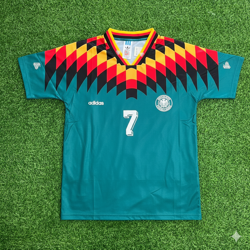 Andreas Möller Germany Deutschland 1994 World Cup Jersey – Front View