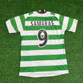 Georgios Samaras Celtic Retro Home Football Jersey – Back View