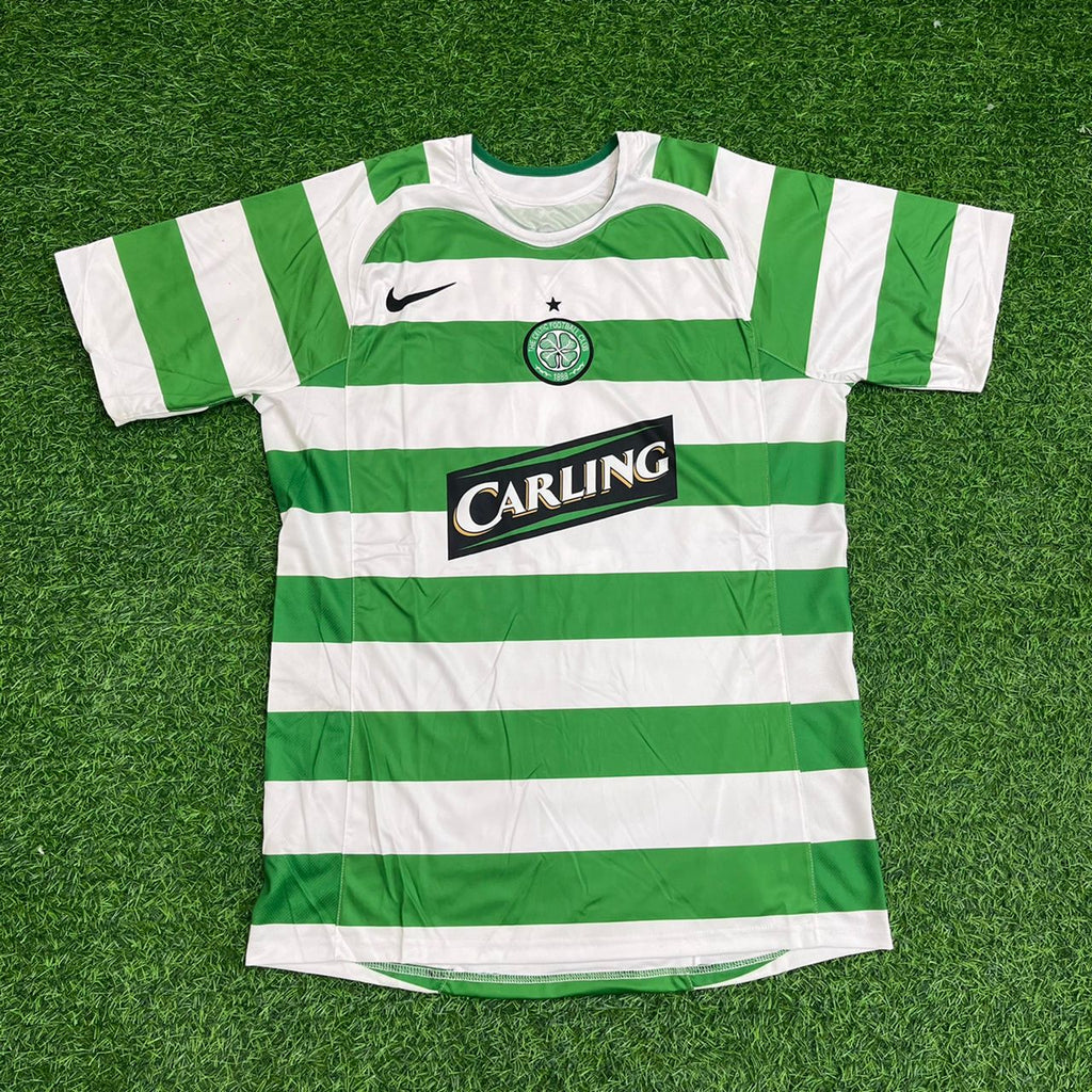 Georgios Samaras Celtic Retro Home Football Jersey – Front View