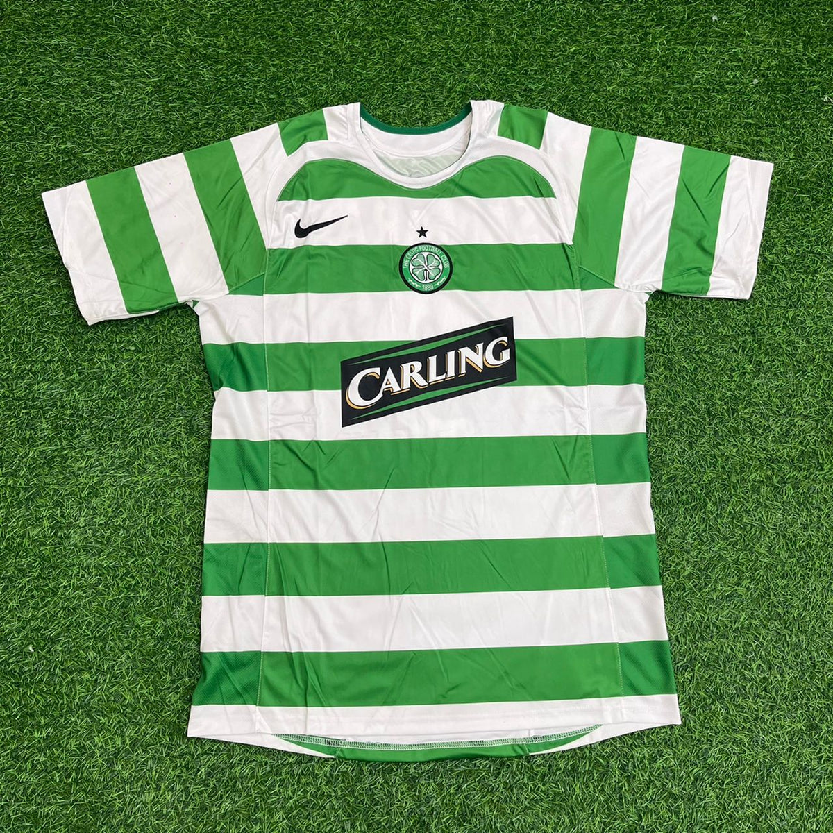 Georgios Samaras Celtic Retro Home Football Jersey – Front View