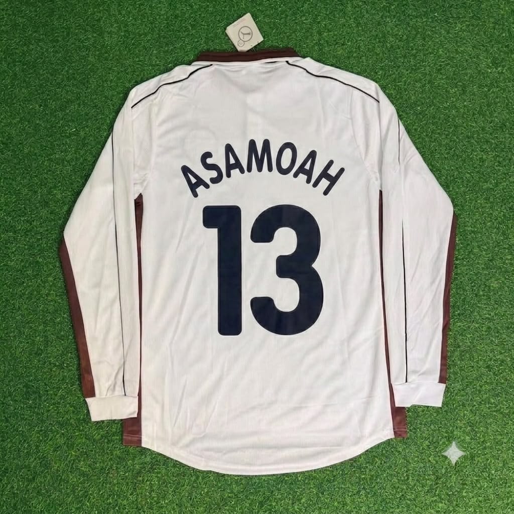 Gerald Asamoah FC St. Pauli Long Sleeve Special Home Retro Football Jersey – Back View