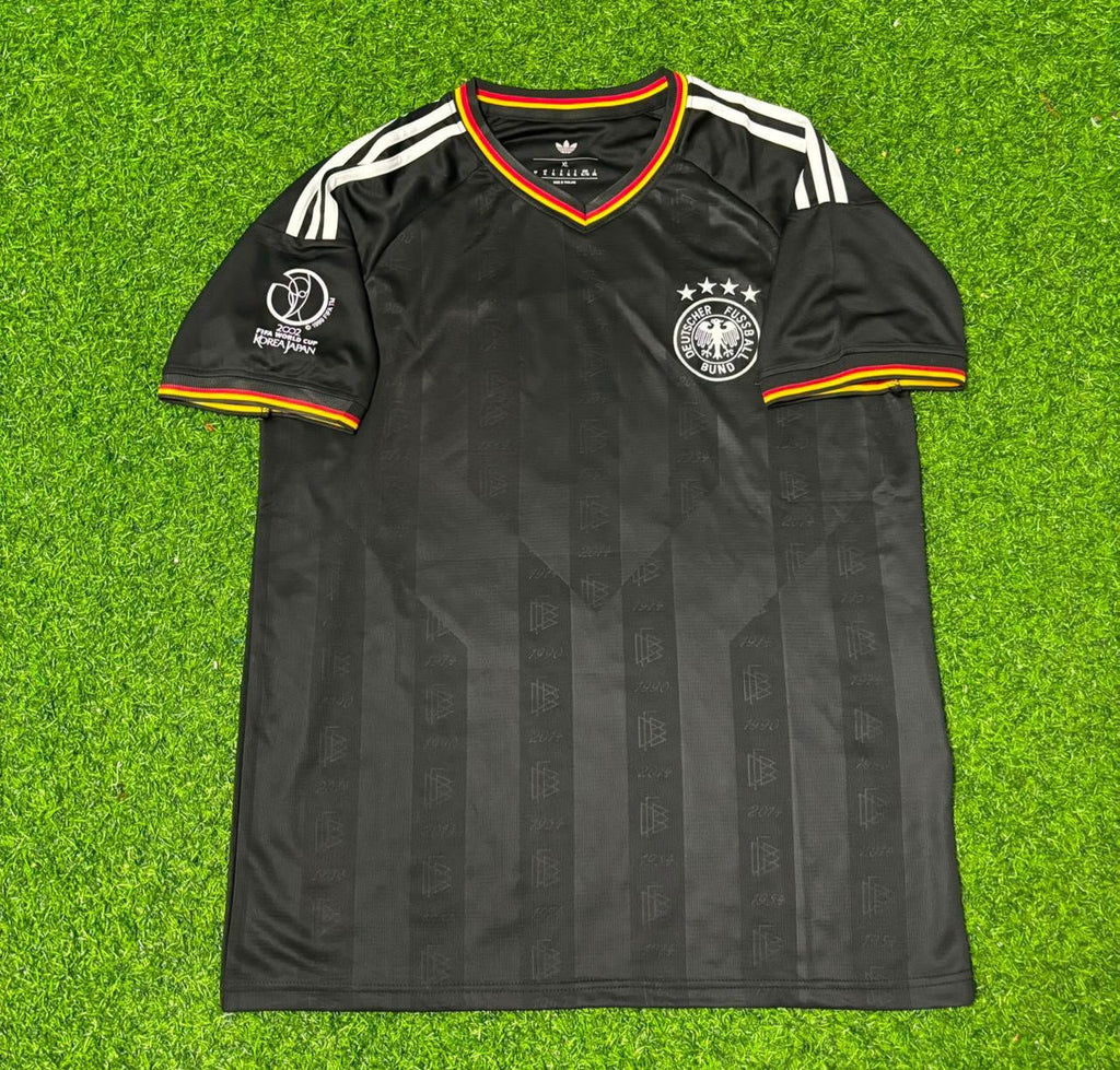 2002 Germany World Cup Black Special Retro Football Jersey – Back View