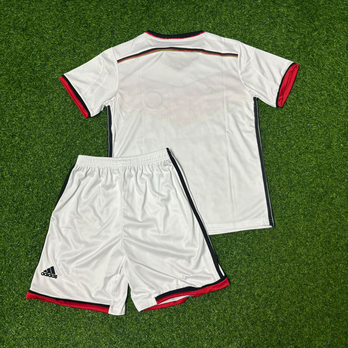 Germany Deutschland 2014 World Cup White Retro Kids Kit Jersey – 4