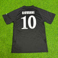 Giovanni Silva de Oliveira Olympiacos 2004-05 – Black Home Retro Kit Jersey – Back View