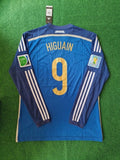 Gonzalo Higuain Argentina 2014 World Cup Retro Football Jersey – Back View