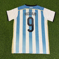 Gonzalo Higuain Argentina 2014 World Cup Home Retro Jersey – Back View