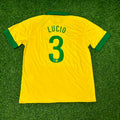 Lucio Brazil Retro Football Jersey – Back View