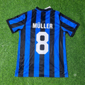 Hansi Müller Inter Commemorative Retro Home Football Jersey Edition 2 – Back View
