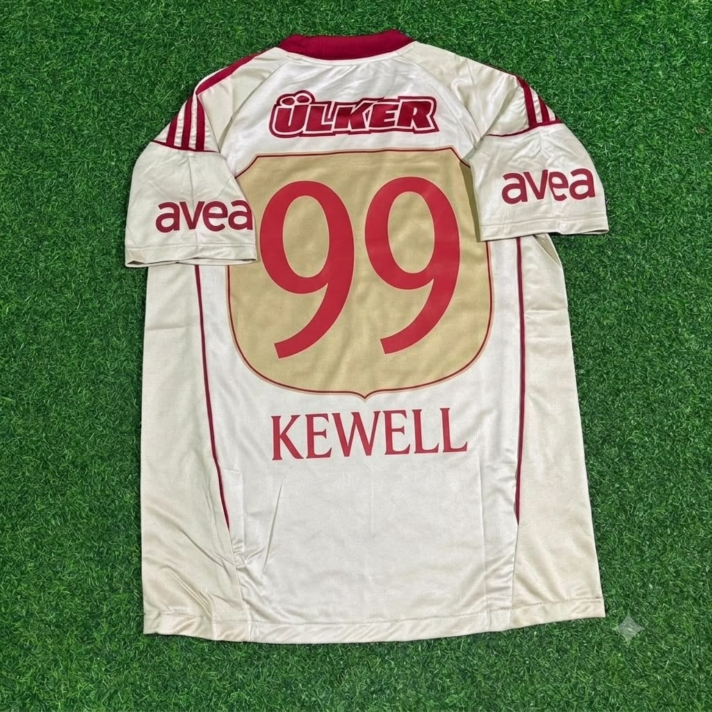 Harry Kewell Galatasaray 2010-2011 Retro Football Jersey – Back View