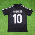 Uli Hoeness Germany Deutschland Schwarzes Retro Fußballtrikot Jersey – Back View