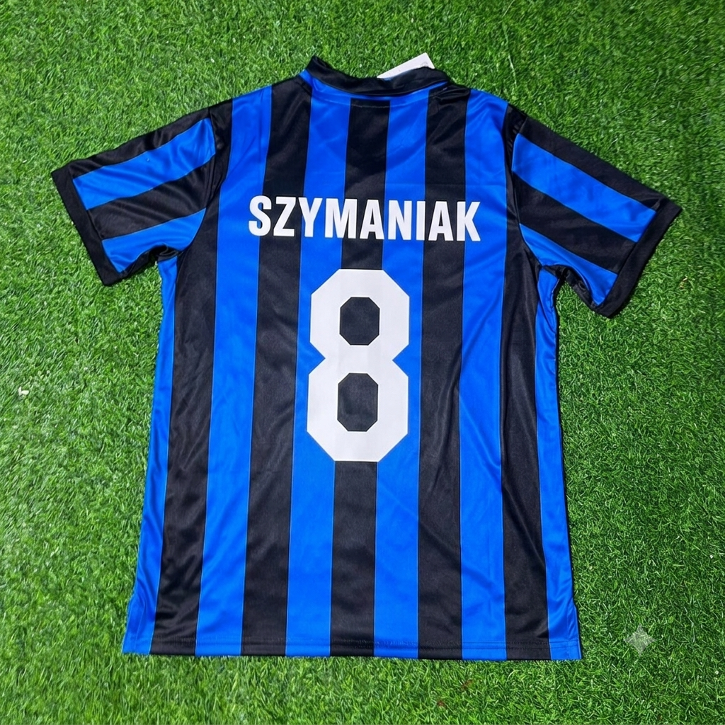 Horst Szymaniak Inter Commemorative Retro Home Football Jersey Edition 2 – Back View