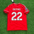 2026 Hugo Ekitike Liverpool Home Football Jersey – Back View