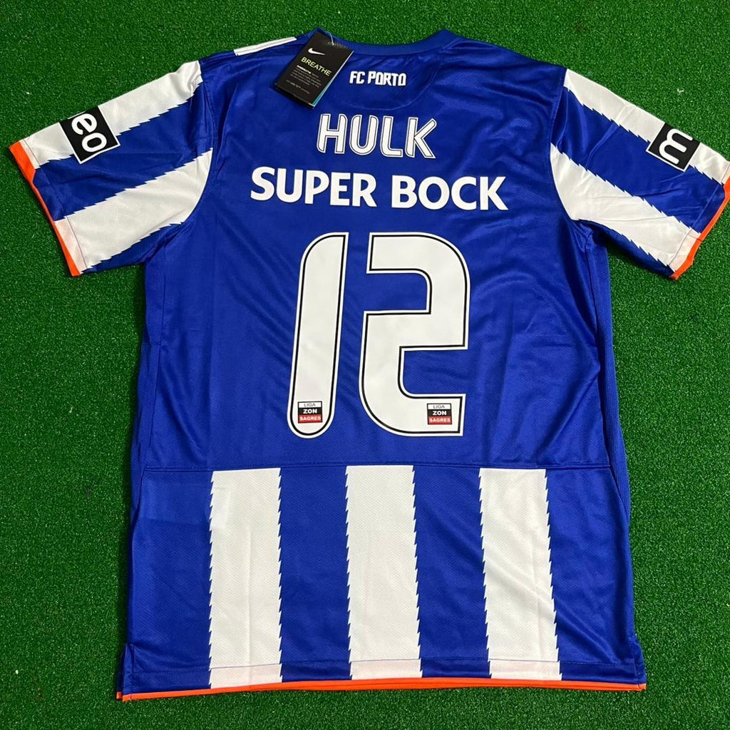 2010/11 Hulk Porto Home Football Jersey Number 12 Retro Kit – Detailed View