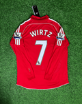 2007/08 Florian Wirtz Liverpool Red Retro Football Jersey – Back View
