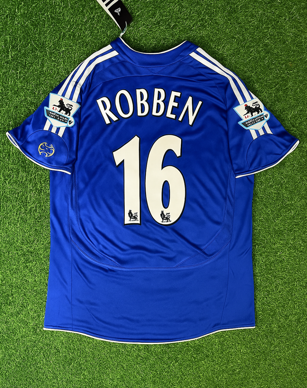 2006 Arjen Robben Chelsea 2008 Season Retro Football Jersey – Back View