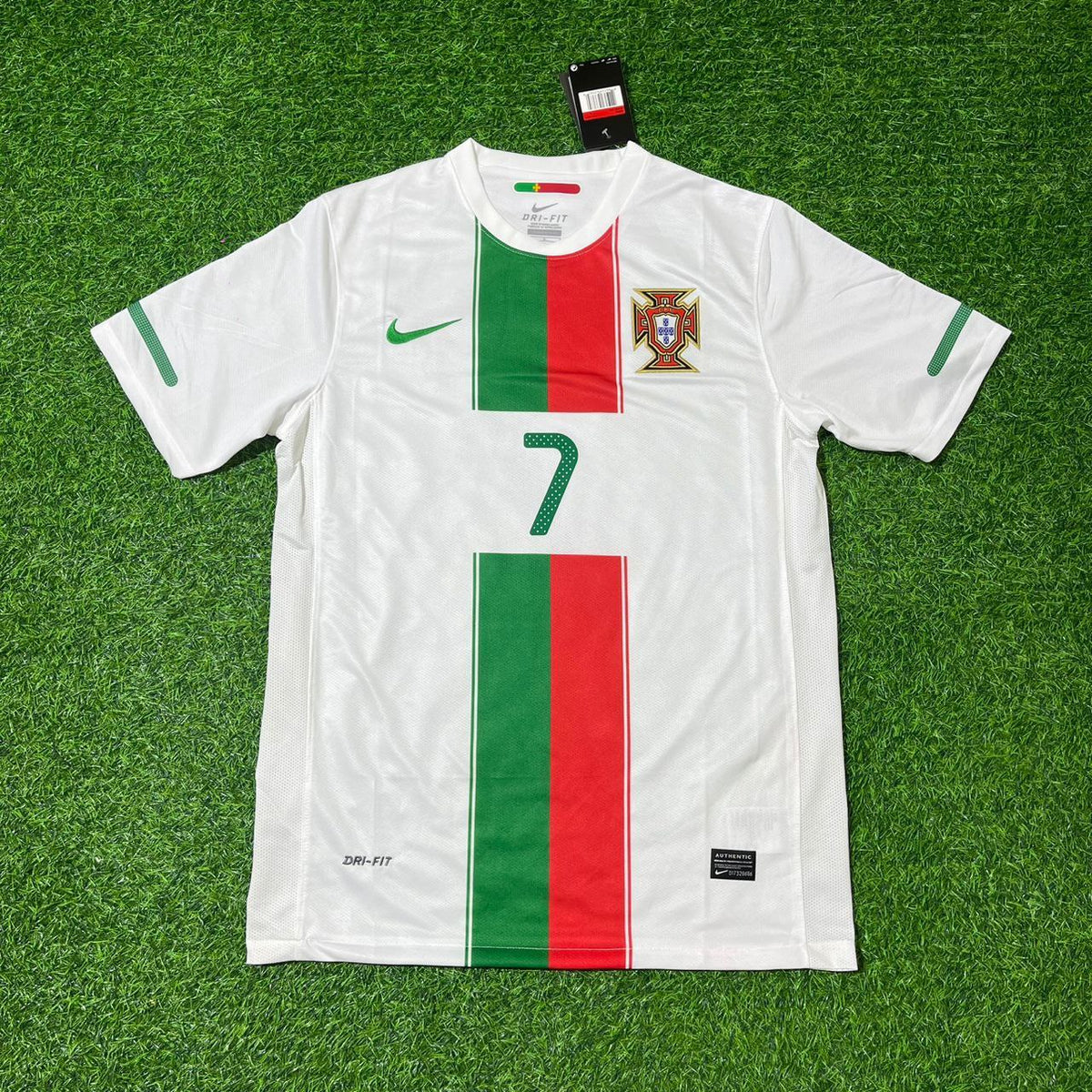 Cristiano Ronaldo Portugal 2010 World Cup Retro Jersey – Front View