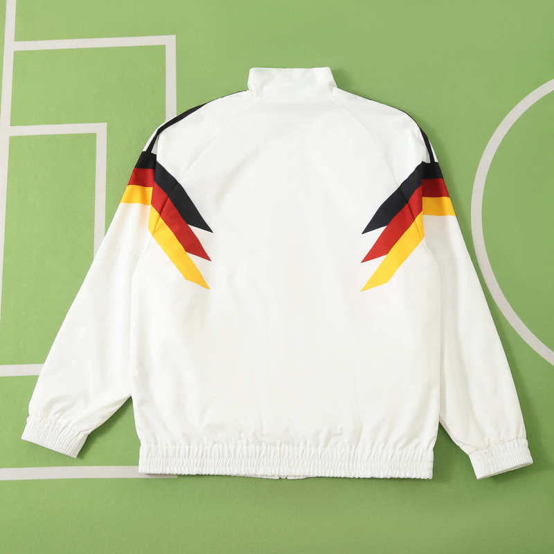 1990 Germany Deutschland Retro Windbreaker Jersey – Detailed View
