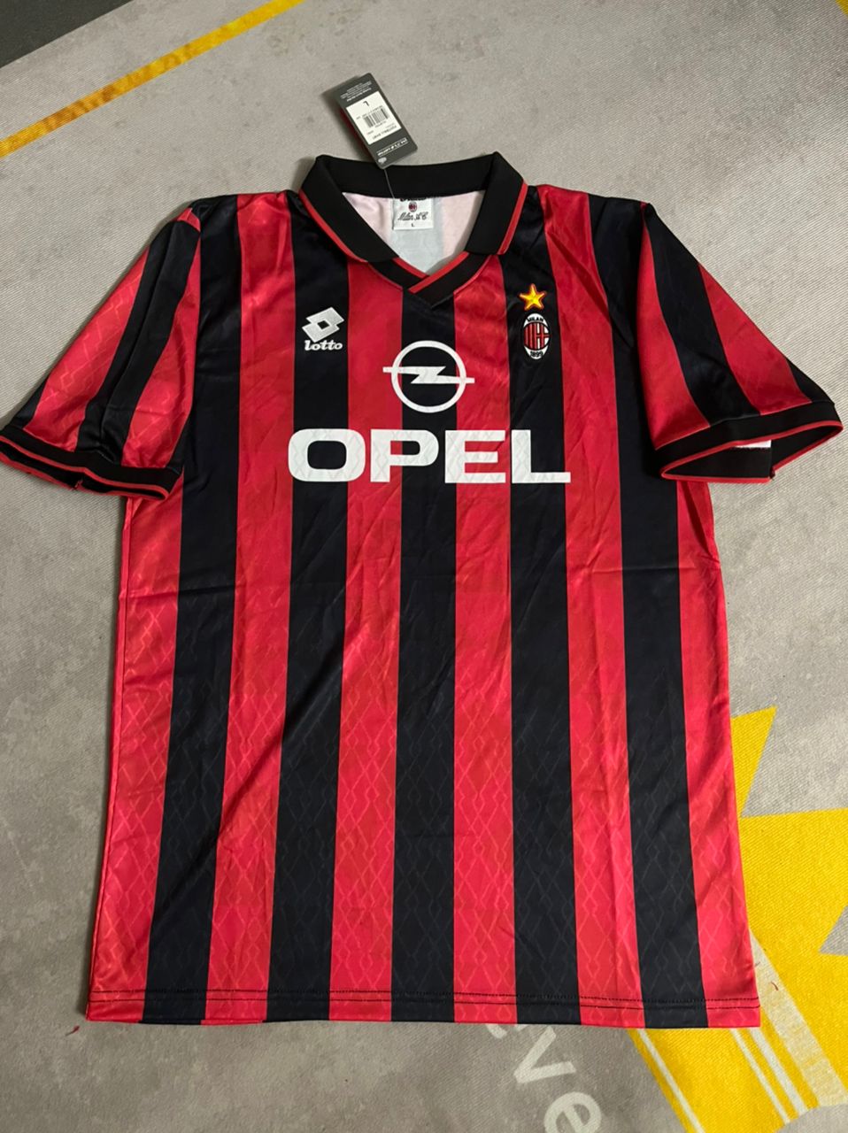 1994/95 Paolo Maldini AC Milan Retro Football Jersey – Front View