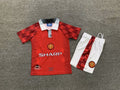 Mancheser United Retro Kids Children Set Retro Football Jersey – Back View