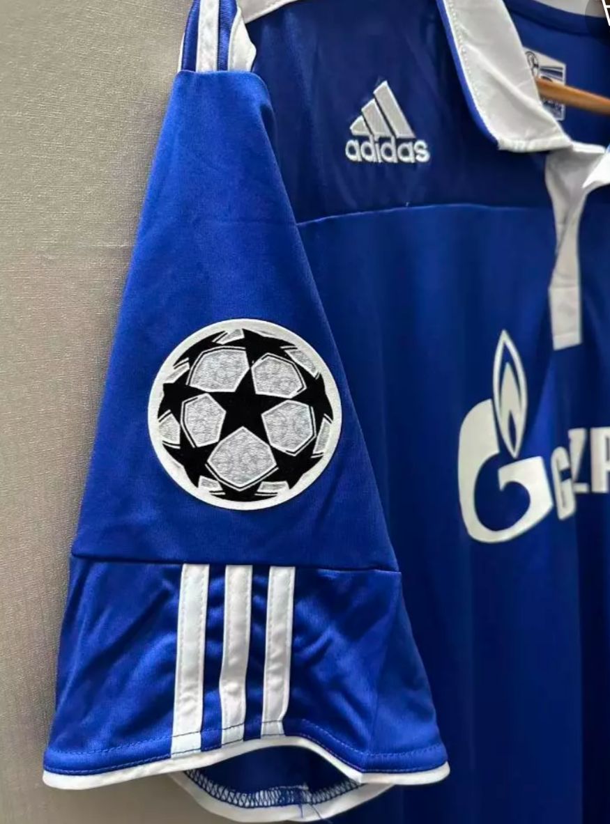 Raul Gonzalez Blanco Schalke 04 Season 2010- 11 Retro Champions League Football Jersey – 4