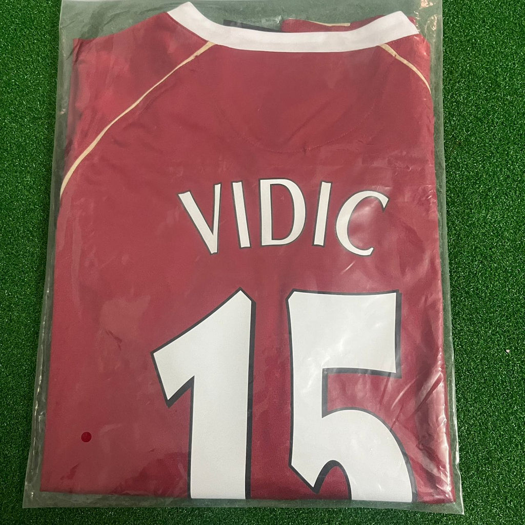 Nemanja Vidic Manchester United 2006/07 Red Kit Jersey – 8