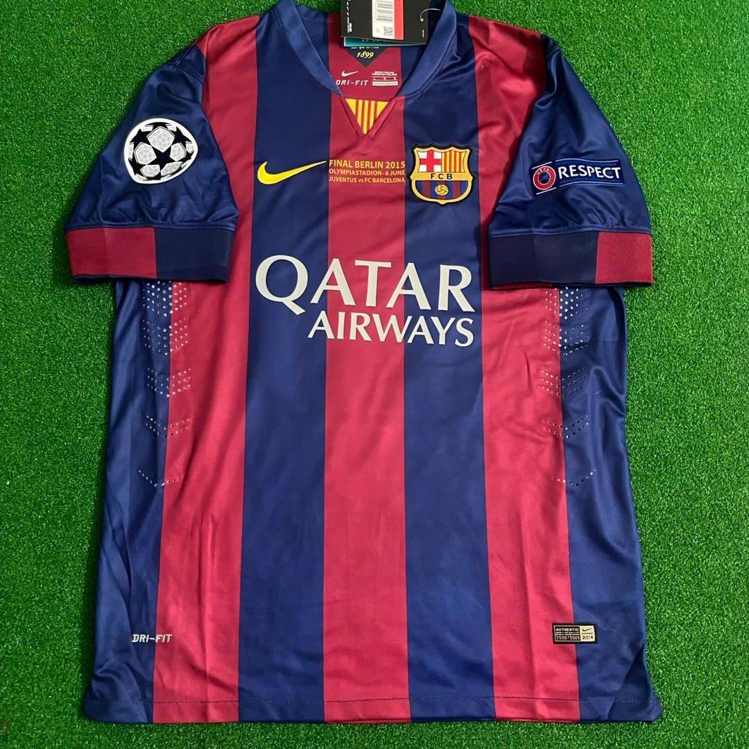 Lionel Messi Barcelona 2015 Final Berlin Champions League Jersey – 5
