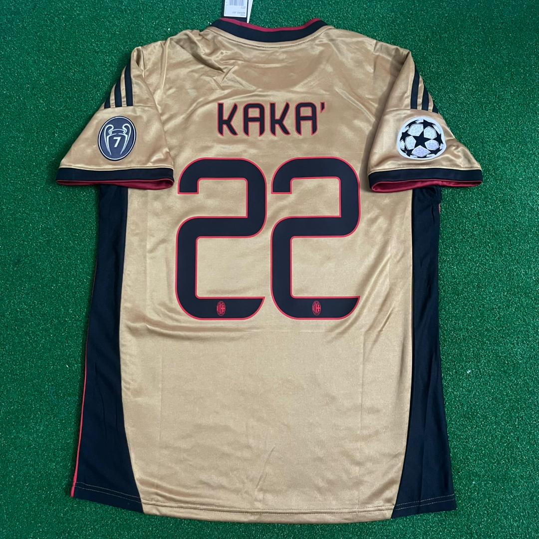 Kaká Leite 22 - AC Milan 2013/2014 Red Black Retro Jersey – 5