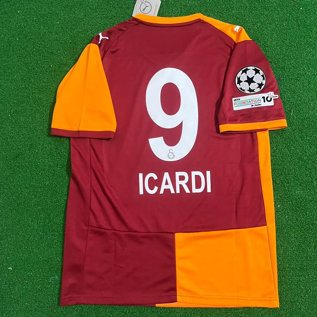 2026 Mauro Icardi Galatasaray 5 Stars Kit Football Jersey Forma – Back View