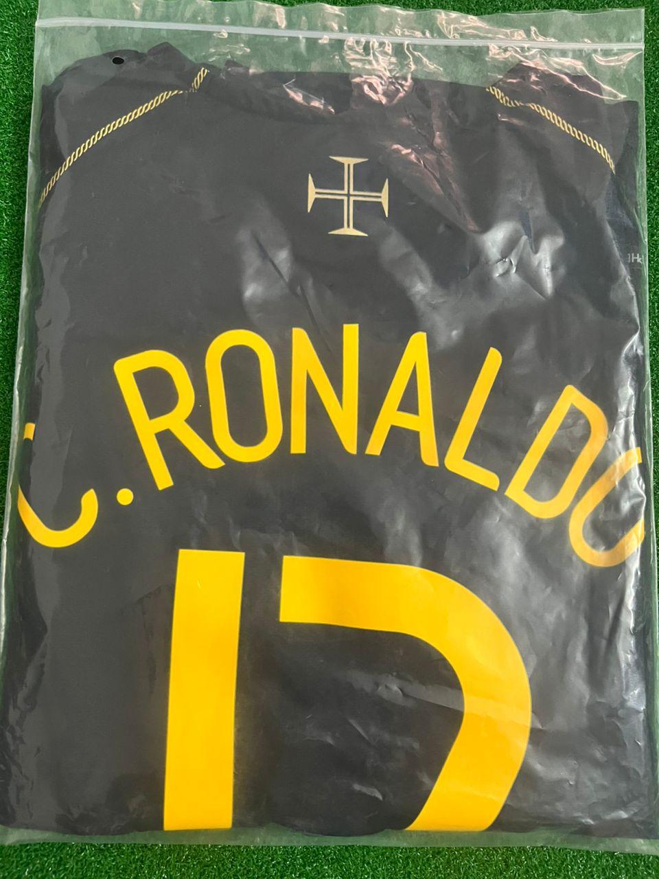 Cristiano Ronaldo #cr7 - Portugal 2006 World Cup Black Jersey – 5